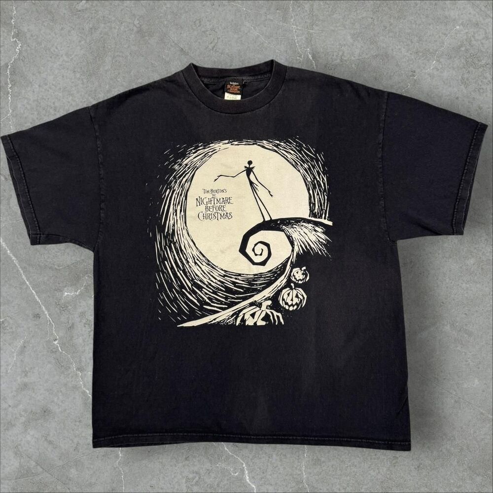 Rare Tim Burton's Nightmare Before Christmas Jack Skellington Giant Tag VTG - XL